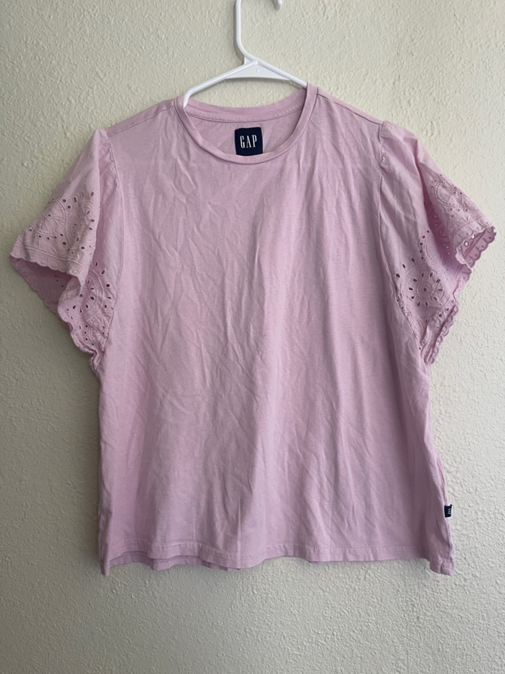 🌸 (5 for $15) Lavender top with detailed sleeves, Gap Large